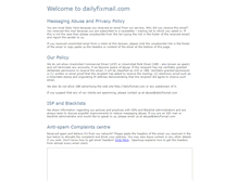 Tablet Screenshot of dailyfixmail.com